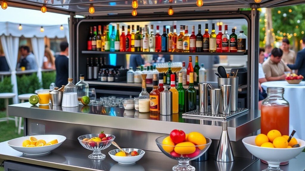 Maak je feest onvergetelijk met een cocktailbar op locatie