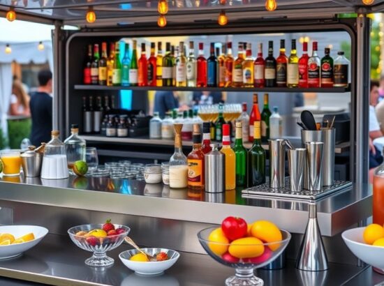 Maak je feest onvergetelijk met een cocktailbar op locatie